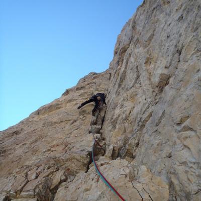 06 Alessio Sul Primo Tiro Della Via Di Bonvecchio