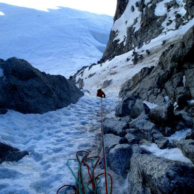 25 La Goulotte Si Incassa Tra Le Rocce