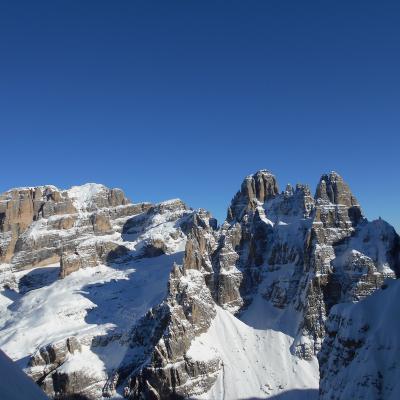 10 Il Brenta In Veste Invernale Con Brenta Alta Campanile Basso Sfulmini Campanile Alto Ecc Ecc