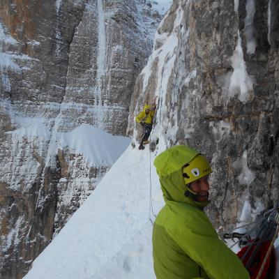 13 Io In Sosta Al Settimo Tiro Mentre Daniele Comincia A Salirlo