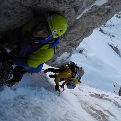 18 Vincenzo In Sosta Al Quinto Tiro Mentre Marco Lo Raggiunge